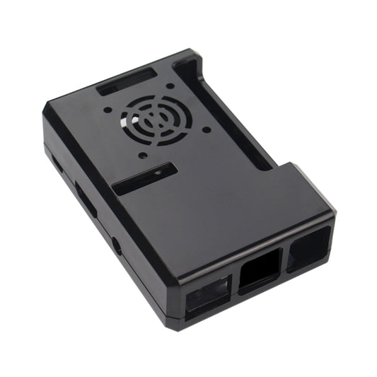 ABS Protective Shell Case with Cooling Fan Hole for Raspberry pi 3 (Black) - Raspberry Pi Accessories by buy2fix | Online Shopping UK | buy2fix