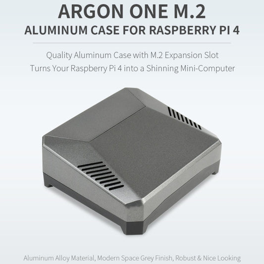Waveshare Argon One M.2 Aluminum Case For Raspberry Pi 4, with M.2 Expansion Slot - Modules Expansions Accessories by WAVESHARE | Online Shopping UK | buy2fix