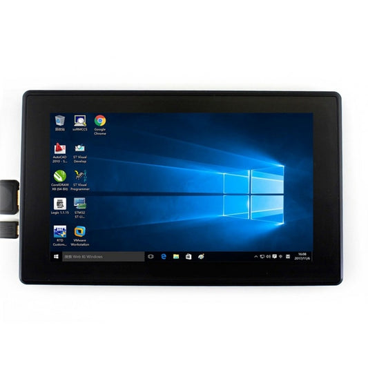 WAVESHARE 7inch HDMI LCD (H) IPS 1024x600 Capacitive Touch Screen with Toughened Glass Cover, Supports Multi mini-PCs Multi Systems - LCD & LED Display Module by buy2fix | Online Shopping UK | buy2fix
