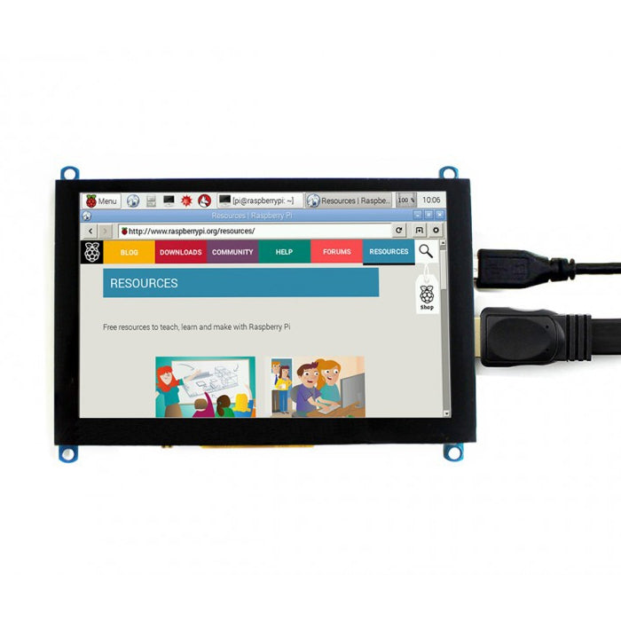 WAVESHARE 5 Inch HDMI LCD (H) 800x480 Touch Screen  for Raspberry Pi Supports Various Systems - LCD & LED Display Module by buy2fix | Online Shopping UK | buy2fix