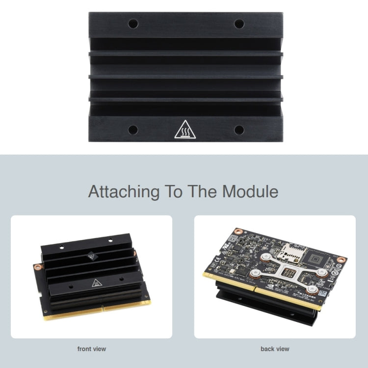 Official Heatsink for Jetson Nano(Black) by WAVESHARE