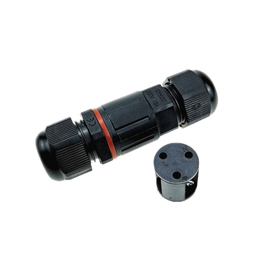 XYS20 IP68 Waterproof 3 Pin Straight Cable Connector - Connector & Plug by buy2fix | Online Shopping UK | buy2fix
