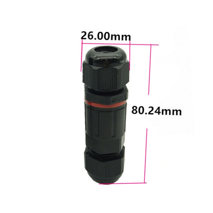XYS20 IP68 Waterproof 3 Pin Straight Cable Connector - Connector & Plug by buy2fix | Online Shopping UK | buy2fix