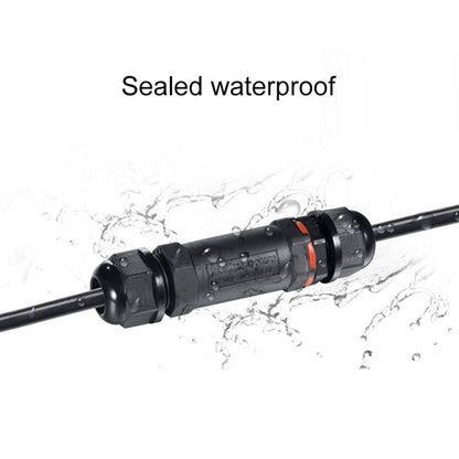 XYS20 IP68 Waterproof 3 Pin Straight Cable Connector - Connector & Plug by buy2fix | Online Shopping UK | buy2fix