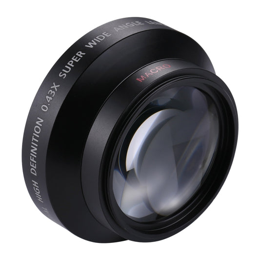 62mm 0.45X Super Wide Angle Lens with Macro Lens - Auxiliary Lens by buy2fix | Online Shopping UK | buy2fix