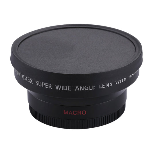 62mm 0.45X Super Wide Angle Lens with Macro Lens - Auxiliary Lens by buy2fix | Online Shopping UK | buy2fix