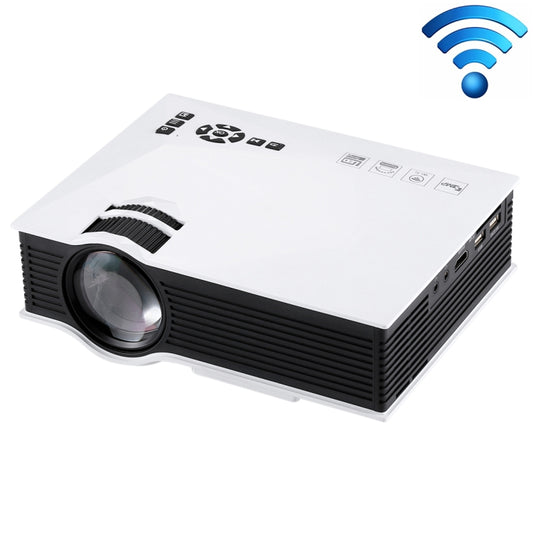 UC68 1200 Lumens HD 800 x 480 Digital LED Projector with Remote Control, Support USB / SD / VGA / HDMI(White) - LED Projector by buy2fix | Online Shopping UK | buy2fix