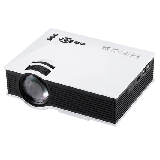 UC68 1200 Lumens HD 800 x 480 Digital LED Projector with Remote Control, Support USB / SD / VGA / HDMI(White) - LED Projector by buy2fix | Online Shopping UK | buy2fix