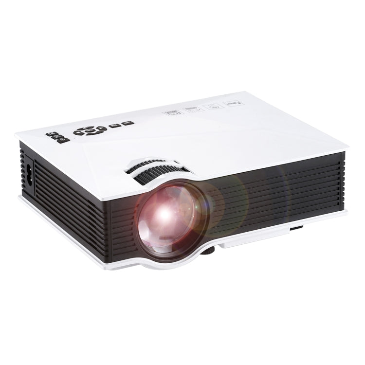 UC68 1200 Lumens HD 800 x 480 Digital LED Projector with Remote Control, Support USB / SD / VGA / HDMI(White) - LED Projector by buy2fix | Online Shopping UK | buy2fix
