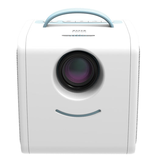 W-S1 10W Children Video Projector 30 Lumens HD 1080P LCD Technology, Support AV / USB / Mini SD Card / HDMI / Audio (Blue) - Mini Projector by buy2fix | Online Shopping UK | buy2fix