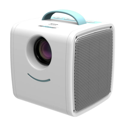W-S1 10W Children Video Projector 30 Lumens HD 1080P LCD Technology, Support AV / USB / Mini SD Card / HDMI / Audio (Blue) - Mini Projector by buy2fix | Online Shopping UK | buy2fix