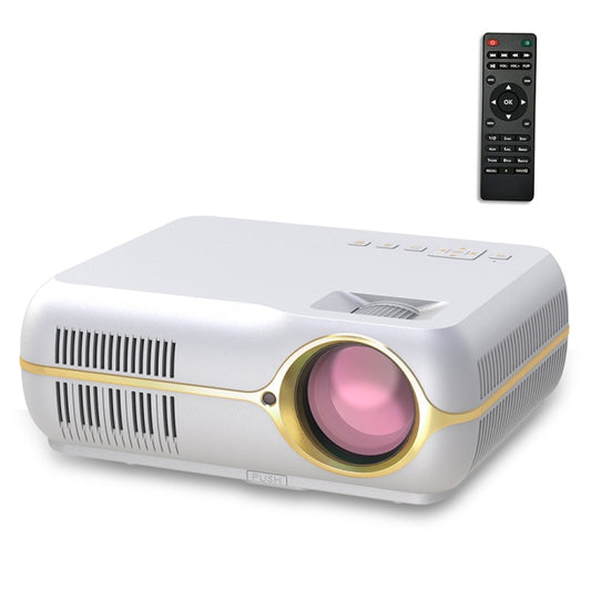 DH-A10 5.8 inch LCD Screen 4200 Lumens 1280 x 800P HD Smart Projector with Remote Control,Android 6.0 OS, Support WiFi, Bluetooth,HDMIx2, USBx2, VGA, AV IN/RCA, RJ45, LAN(White) - LED Projector by buy2fix | Online Shopping UK | buy2fix