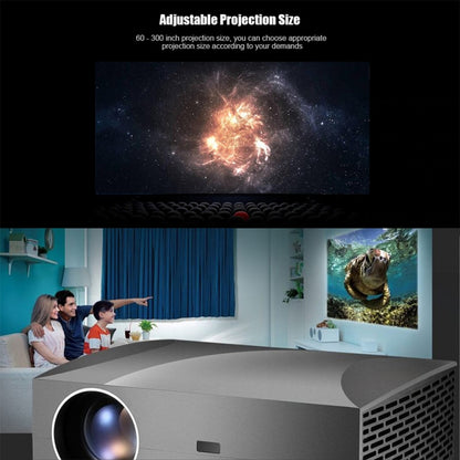 Vivibright F30 5.8 inch LCD Screen 4200 Lumens 1920 x 1080P Full HD Smart Projector with Remote Control, Support Audio out / SPDIF/ AV in / USB / HDMI(Black) - LED Projector by VIVIBRIGHT | Online Shopping UK | buy2fix