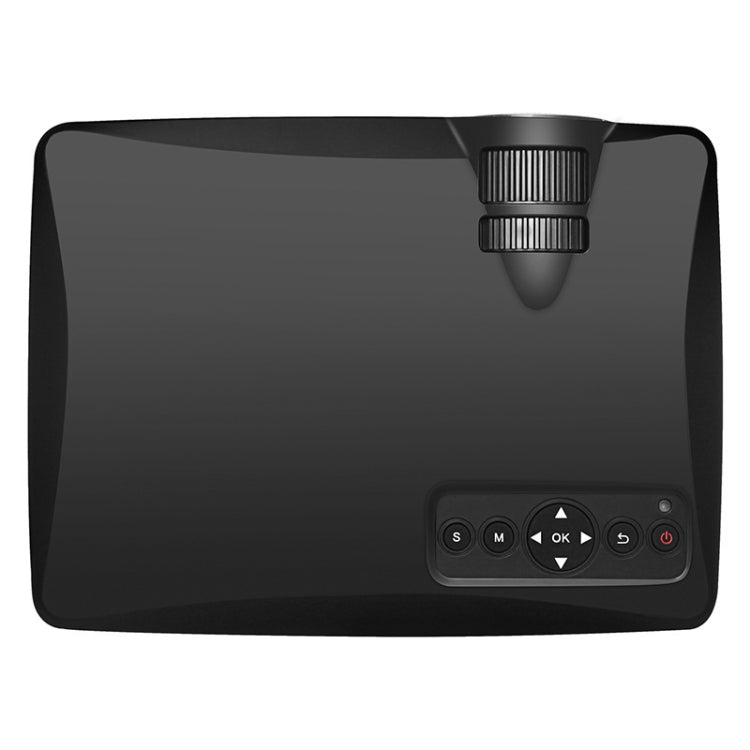 LY-40 1800 Lumens 1280 x 800 Home Theater LED Projector with Remote Control, EU Plug (Black) - LED Projector by buy2fix | Online Shopping UK | buy2fix