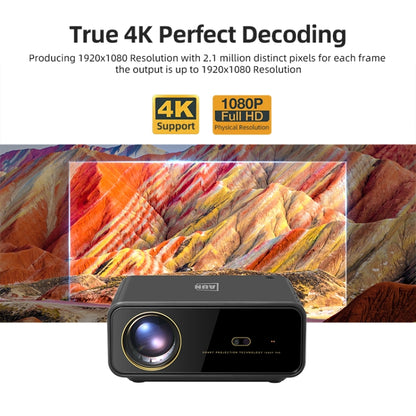 AUN U001 4K 18000 Lumens Portable Home Theater LED HD Digital Projector (US Plug) - LED Projector by AUN | Online Shopping UK | buy2fix