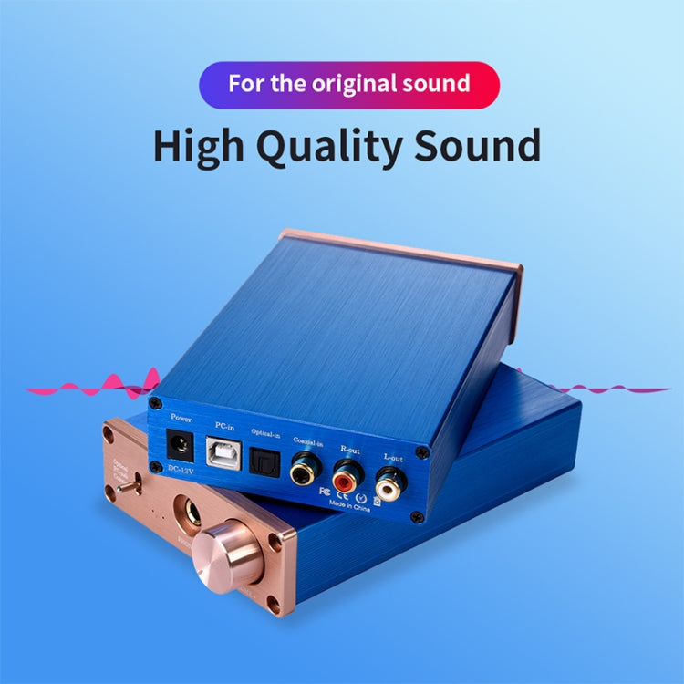 NK-P90 Audio DAC Decoder Fiber Coax Digital Audio Amplifier -  by buy2fix | Online Shopping UK | buy2fix
