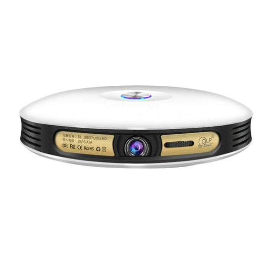 CACACOL ITC-DO8 220LM WiFi Smart 1280*800 DLP DMD LED Portable Projector with Remote Control,  Android 6.1 , MSD6A628 Quad Core, 2GB RAM, 16GB ROM, WiFi, BT, HDMI, without Tripod Holder - Mini Projector by buy2fix | Online Shopping UK | buy2fix