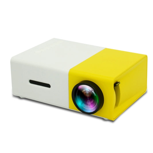 YG300 400LM Portable Mini Home Theater LED Projector with Remote Controller, Support HDMI, AV, SD, USB Interfaces (Yellow) - LED Projector by buy2fix | Online Shopping UK | buy2fix