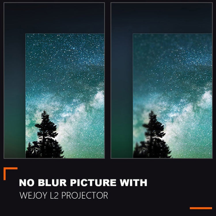 Wejoy L2 300ANSI Lumens 5.8 inch LCD Technology HD 1280*768 pixel Projector with Remote Control,  VGA, HDMI(Black) - Mini Projector by WEJOY | Online Shopping UK | buy2fix