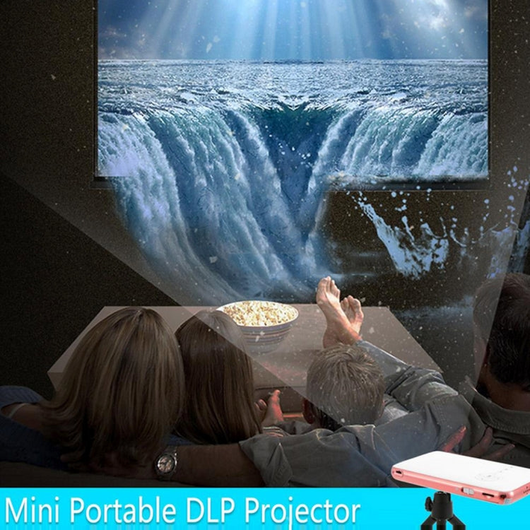 Wejoy DL-S6+ 1000 Lumens 854x480 Smart Mini Projector, RK3128 CPU, 1GB+32GB, Android 4.4, Bluetooth, WiFi, HDMI(Rose Gold) - Mini Projector by WEJOY | Online Shopping UK | buy2fix