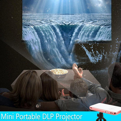 Wejoy DL-S6+ 1000 Lumens 854x480 Smart Mini Projector, RK3128 CPU, 1GB+32GB, Android 4.4, Bluetooth, WiFi, HDMI(Rose Gold) - Mini Projector by WEJOY | Online Shopping UK | buy2fix