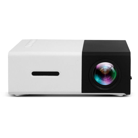 YG300 400LM Portable Mini Home Theater LED Projector with Remote Controller, Support HDMI, AV, SD, USB Interfaces, (Built-in 1300mAh Lithium battery)(Black) - LED Projector by buy2fix | Online Shopping UK | buy2fix
