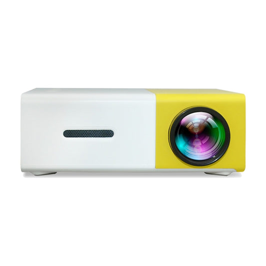 YG300 400LM Portable Mini Home Theater LED Projector with Remote Controller, Support HDMI, AV, SD, USB Interfaces, (Built-in 1300mAh Lithium battery)(Yellow) - LED Projector by buy2fix | Online Shopping UK | buy2fix