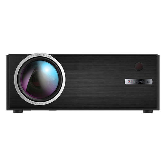 Cheerlux C7 1800 Lumens 800 x 480 720P 1080P HD Smart Projector, Support HDMI / USB / VGA / AV / SD(Black) - LED Projector by Cheerlux | Online Shopping UK | buy2fix