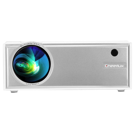 Cheerlux C8 1800 Lumens 1280x800 720P 1080P HD WiFi Sync Display Smart Projector, Support HDMI / USB / VGA / AV(White) - LED Projector by Cheerlux | Online Shopping UK | buy2fix