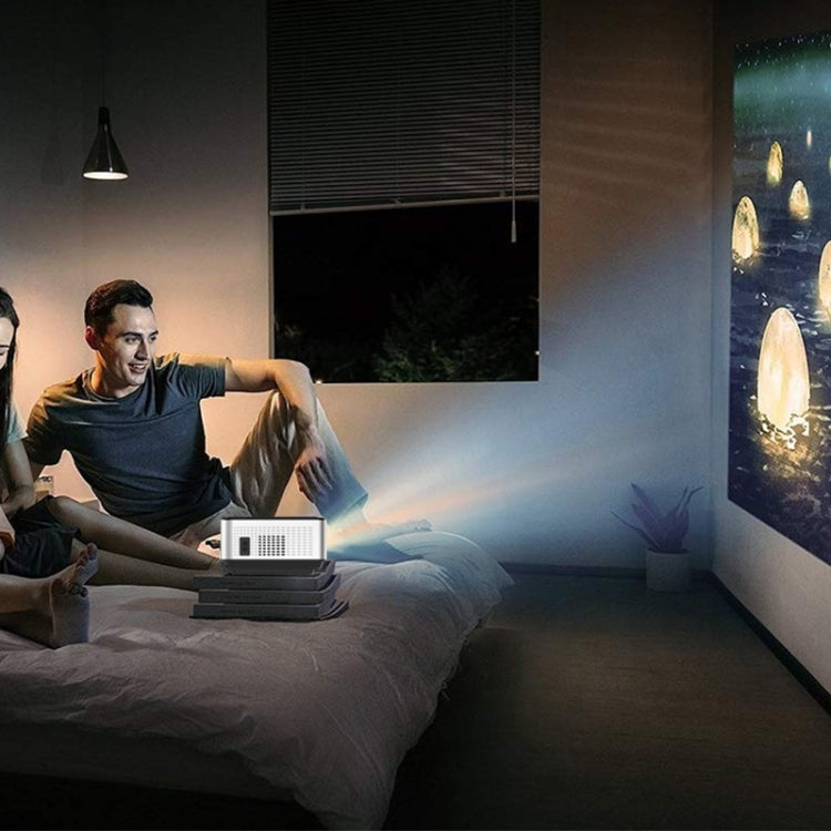 Cheerlux C9 1920x1080P HD Same Screen Smart Projector, Support HDMI x 2 / USB x 2 / VGA / AV (Black) - LED Projector by Cheerlux | Online Shopping UK | buy2fix
