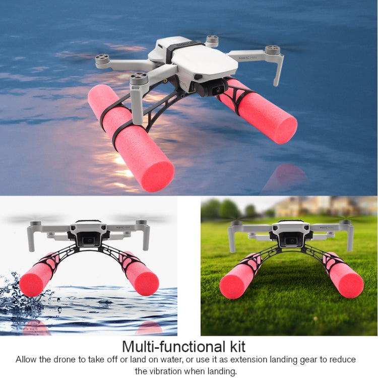 STARTRC Buoyancy Rod Absorbing Height Extender Landing Bracket for DJI Mavic 2 mini(Black Red) by buy2fix