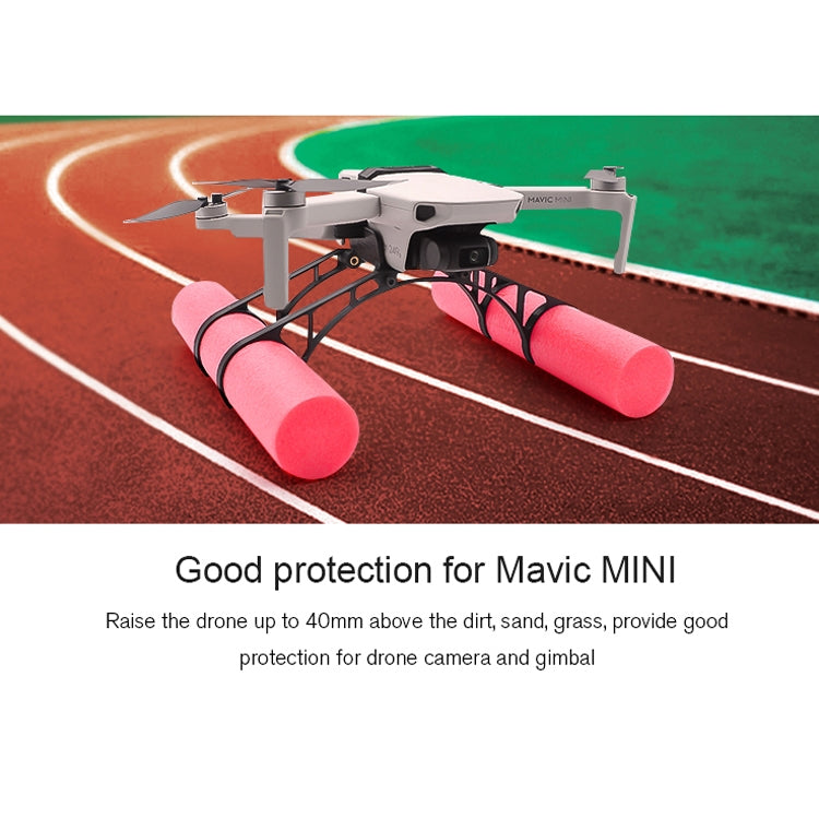 STARTRC Buoyancy Rod Absorbing Height Extender Landing Bracket for DJI Mavic 2 mini(Black Red) by buy2fix