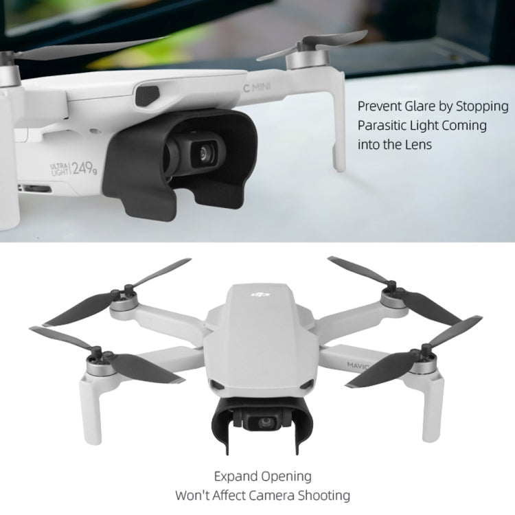 Sunnylife MM-Q9264 Camera Lens Sunshade Anti-glare Hood for DJI Mavic mini  / Mini 4K / DJI Mini 2 SE(Black) - Other by Sunnylife | Online Shopping UK | buy2fix