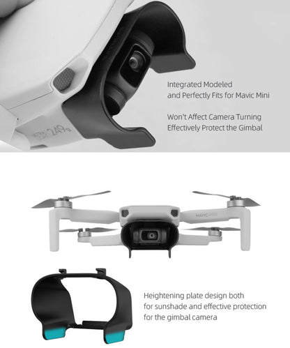Sunnylife MM-Q9264 Camera Lens Sunshade Anti-glare Hood for DJI Mavic mini  / Mini 4K / DJI Mini 2 SE(Black) - Other by Sunnylife | Online Shopping UK | buy2fix