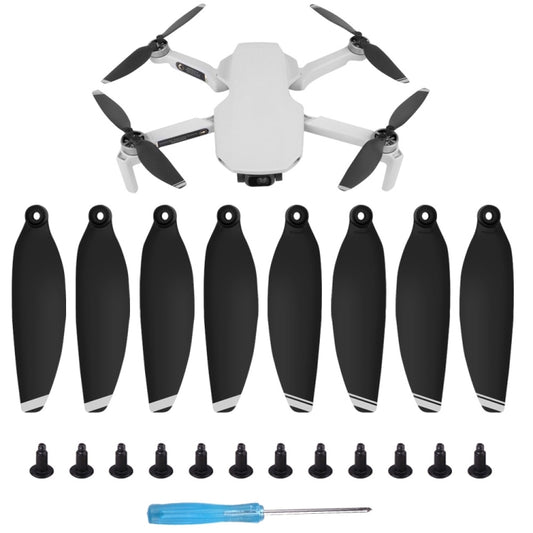 8 PCS/Set Sunnylife 4726F Low Noise Quick-release Wing Propellers for DJI Mini SE / 2 / 2 SE / 4K(Silver) - DIY Propeller by Sunnylife | Online Shopping UK | buy2fix