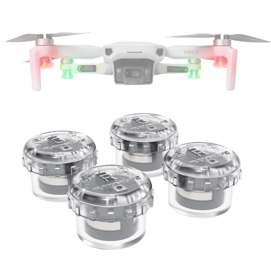 Sunnylife 2-Green + 2-Red Night Strobe LED Light Indicator Light for DJI Mavic 2 / Mini / Mavic Air 2 / FPV