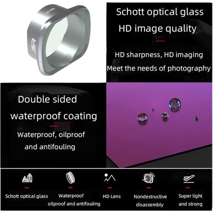 JSR STAR Effect Lens Filter for DJI FPV, Aluminum Alloy Frame - Lens Accessories by JSR | Online Shopping UK | buy2fix