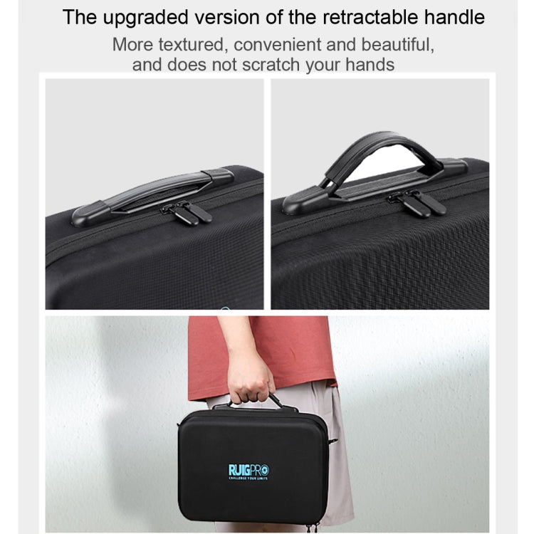 RUIGPRO For DJI Mavic Air 2 Portable EVA Shoulder Storage Bag Protective Case Box (Black) - Carry Cases & Bags by buy2fix | Online Shopping UK | buy2fix