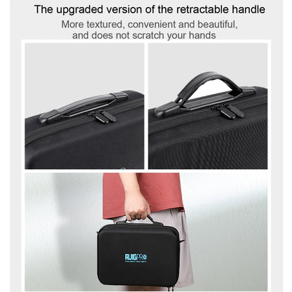 RUIGPRO For DJI Mavic Air 2 Portable EVA Shoulder Storage Bag Protective Case Box (Black) - Carry Cases & Bags by buy2fix | Online Shopping UK | buy2fix
