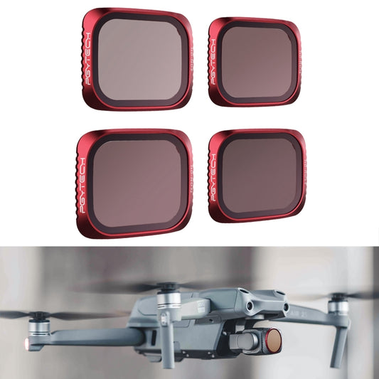 PGYTECH P-16B-062 4 in 1 ND8+ND16+ND32+ND64 Lens Filter Kits for DJI Air 2S - Lens Filter by PGYTECH | Online Shopping UK | buy2fix