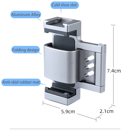 RUIGPRO Smartphone Fixing Clamp 1/4 inch Holder Mount Bracket for DJI OSMO Pocket / Pocket 2 - Mount & Holder by RUIGPRO | Online Shopping UK | buy2fix