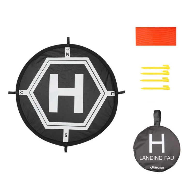 RCGEEK 55cm Round Portable Parking Apron Foldable Landing Pad for DJI Mavic Mini / Air 2S / FPV - Other by buy2fix | Online Shopping UK | buy2fix
