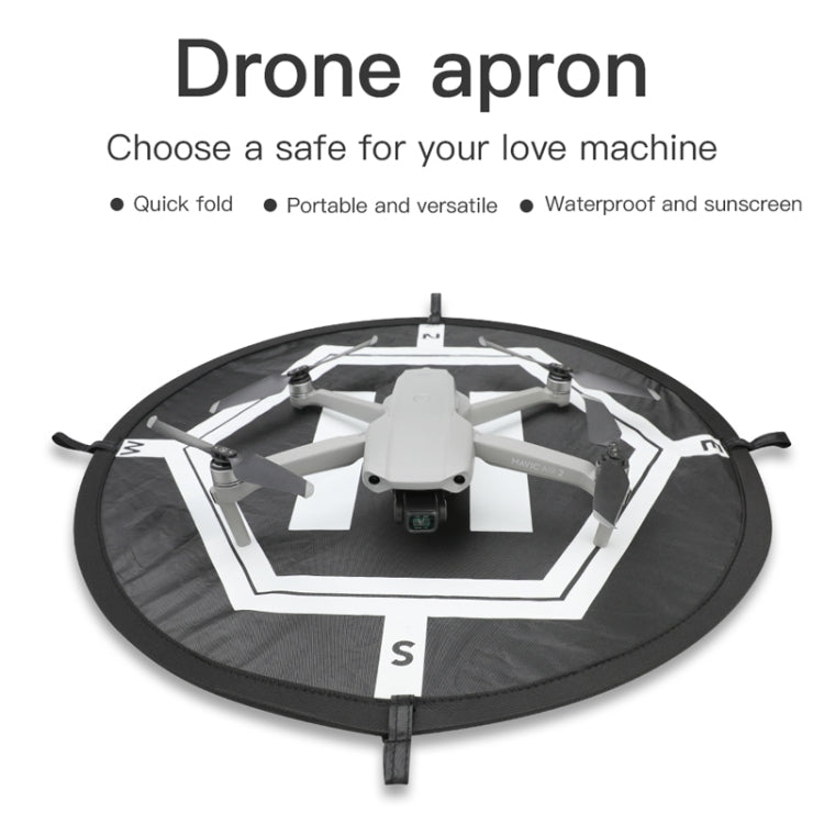 RCGEEK 55cm Round Portable Parking Apron Foldable Landing Pad for DJI Mavic Mini / Air 2S / FPV - Other by buy2fix | Online Shopping UK | buy2fix