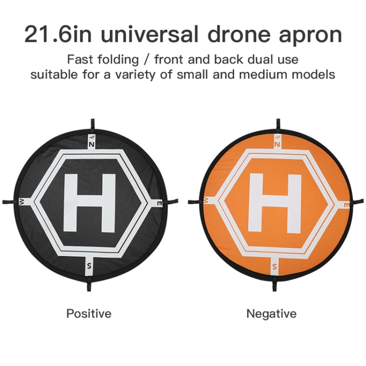 RCGEEK 55cm Round Portable Parking Apron Foldable Landing Pad for DJI Mavic Mini / Air 2S / FPV - Other by buy2fix | Online Shopping UK | buy2fix