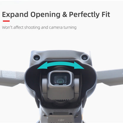 Sunnylife A2S-Q9350 Camera Lens Sunshade Anti-glare Hood for DJI Air 2S / Mavic Air 2 (Black) - Other by buy2fix | Online Shopping UK | buy2fix