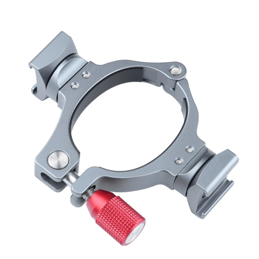 Stabilizer Extension Bracket Ring Adapter with Dual Cold Shoe Base for DJI OM4 / Osmo Mobile 3 -  by buy2fix | Online Shopping UK | buy2fix