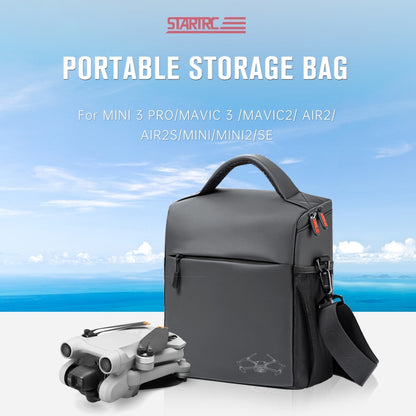 STARTRC Portable Carry Box Single Shoulder Storage Bag for DJI Mini 3 Pro / Air 2S / Mini 2 / Mavic 3 / Air 2 (Black) - Carry Cases & Bags by STARTRC | Online Shopping UK | buy2fix