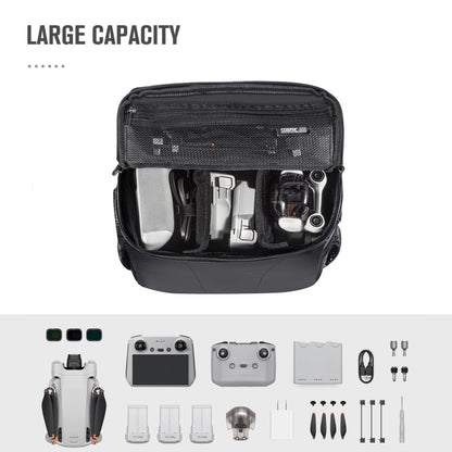 STARTRC Portable Carry Box Single Shoulder Storage Bag for DJI Mini 3 Pro / Air 2S / Mini 2 / Mavic 3 / Air 2 (Black) - Carry Cases & Bags by STARTRC | Online Shopping UK | buy2fix