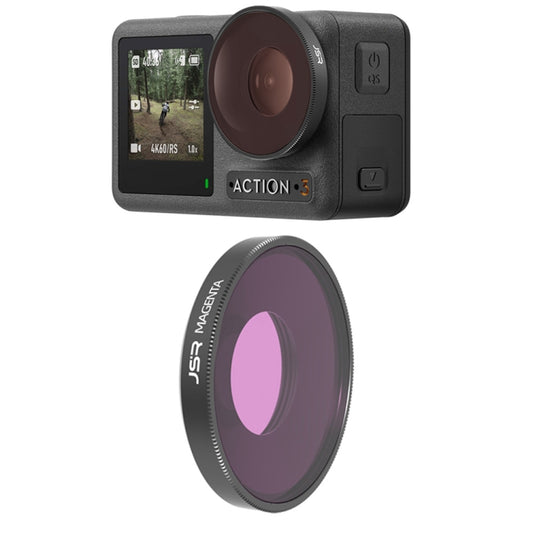 JSR Diving Color Lens Filter For DJI Osmo Action 3(Purple) - Lens Filter by JSR | Online Shopping UK | buy2fix