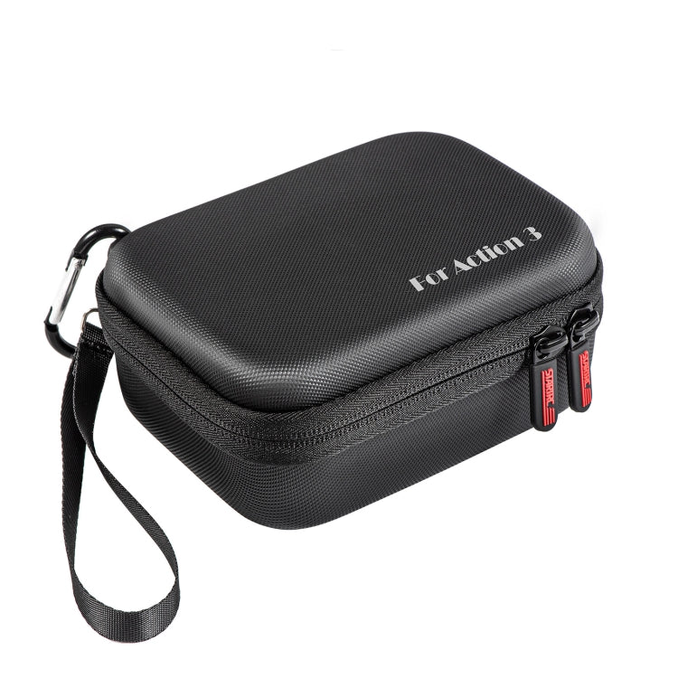 For DJI Osmo Action 3 STARTRC Camera Carry Case with Carabiner & Strap (Black) - Case & Bags by STARTRC | Online Shopping UK | buy2fix